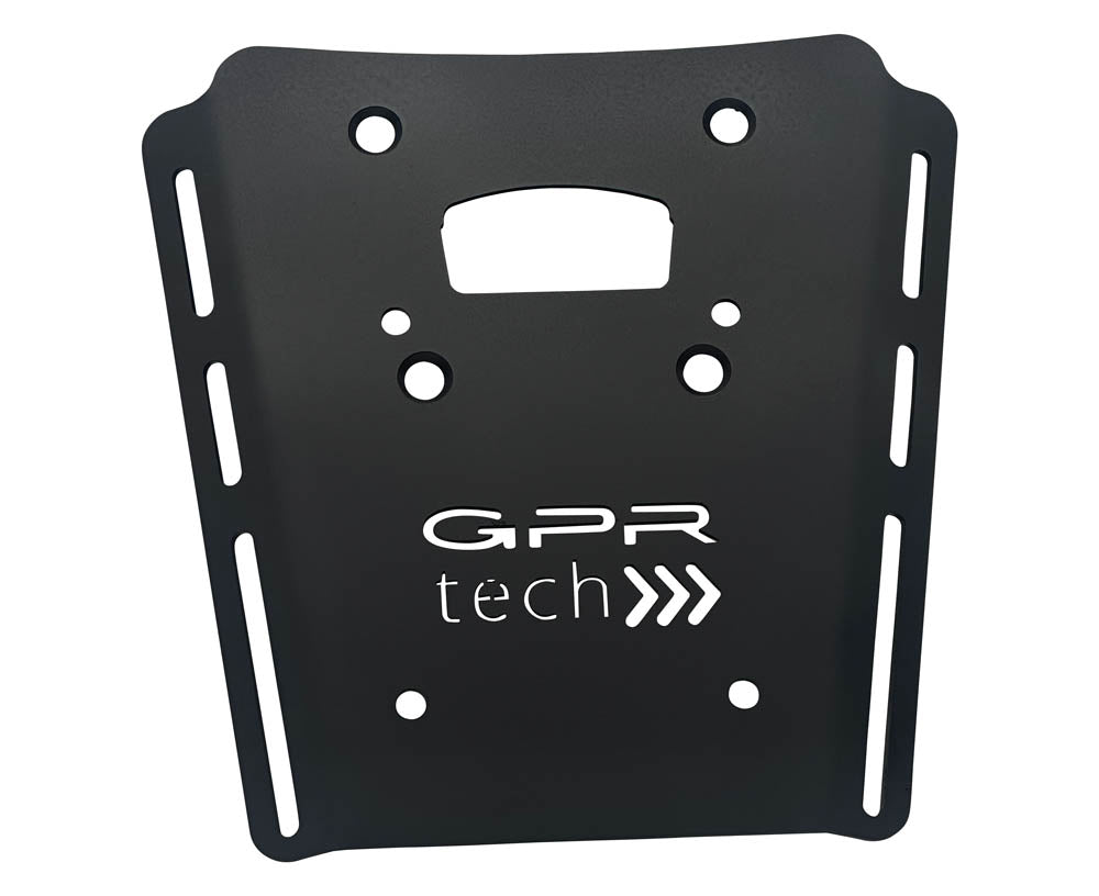 GPR Tech Alpi-Tech 35L Aluminium Top Case with Specific Fitting Plate - Moto Morini X-CAPE 650 (2021–2024) - Silver - image 4