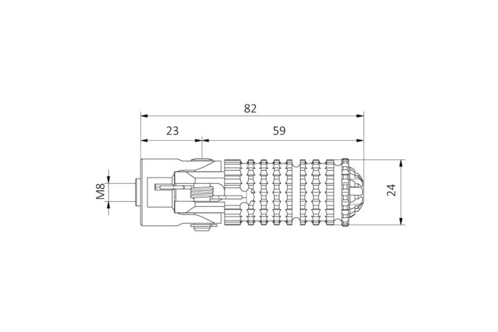 CNC Racing Footpegs Folding Universal – Sport for Ricambi Pedane - CNC Racing image 3