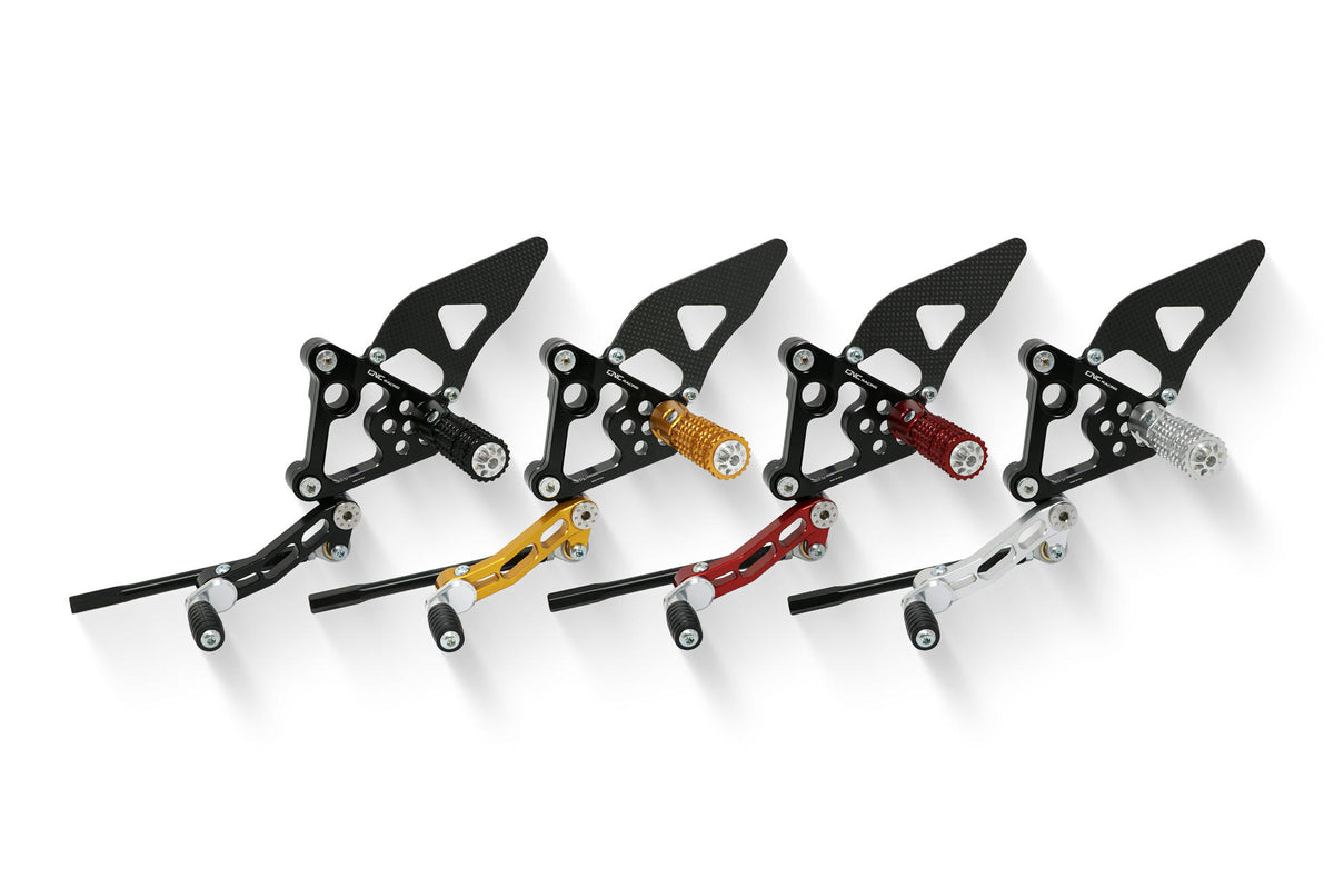 CNC Racing Adjustable Rear Sets for Ducati 848 1098 1198 - CNC Racing