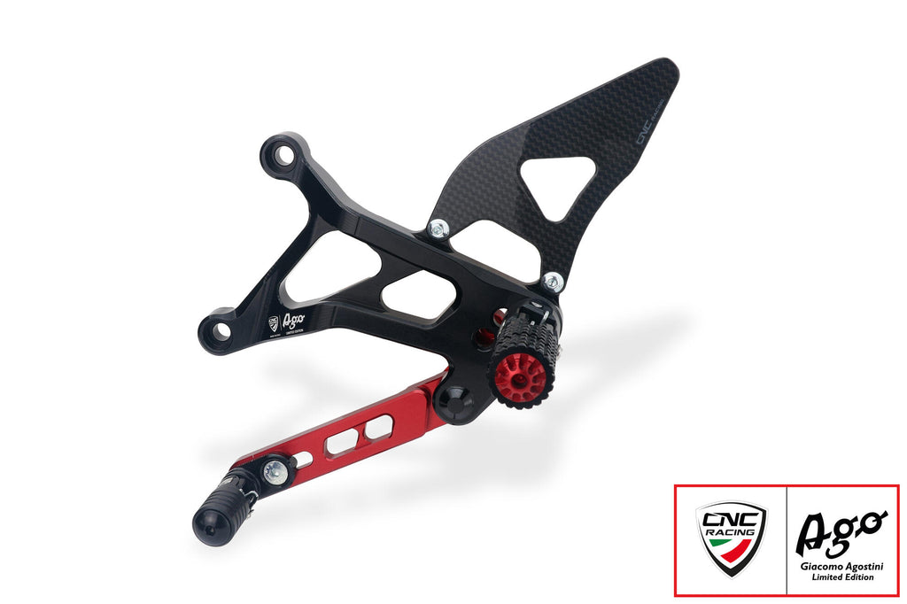 CNC Racing Adjustable rear sets MV Agusta – Giacomo Agostini Limited Edition - CNC Racing image 2