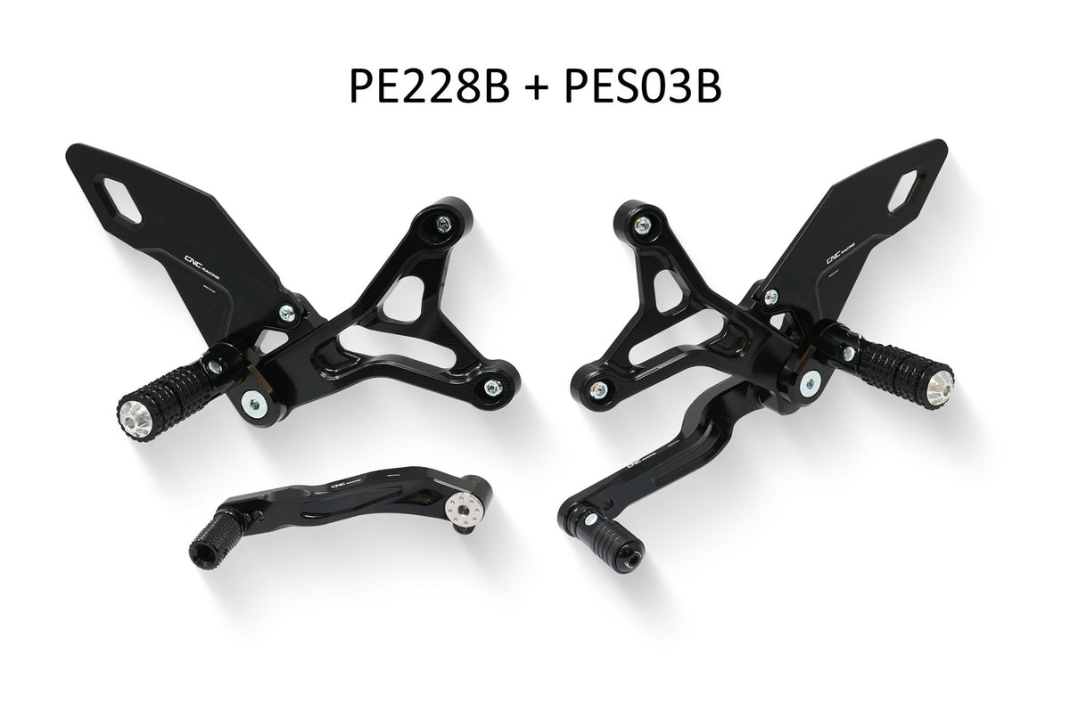 CNC Racing Rh Heel Guard Kit for Rearsets PE228/PE229 for MV Agusta - CNC Racing image 2