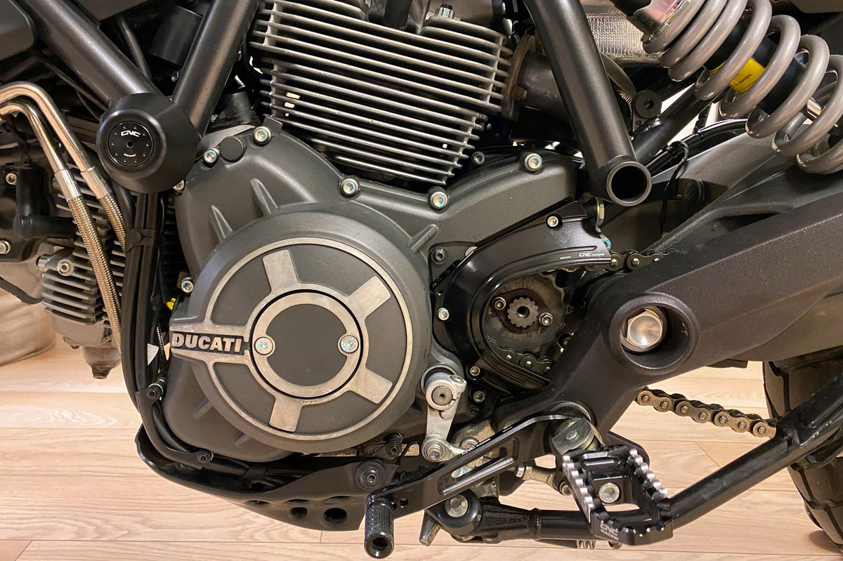 CNC Racing Protection Pads for Engine, Frame and Fairing for Ducati Scrambler - CNC Racing image 3
