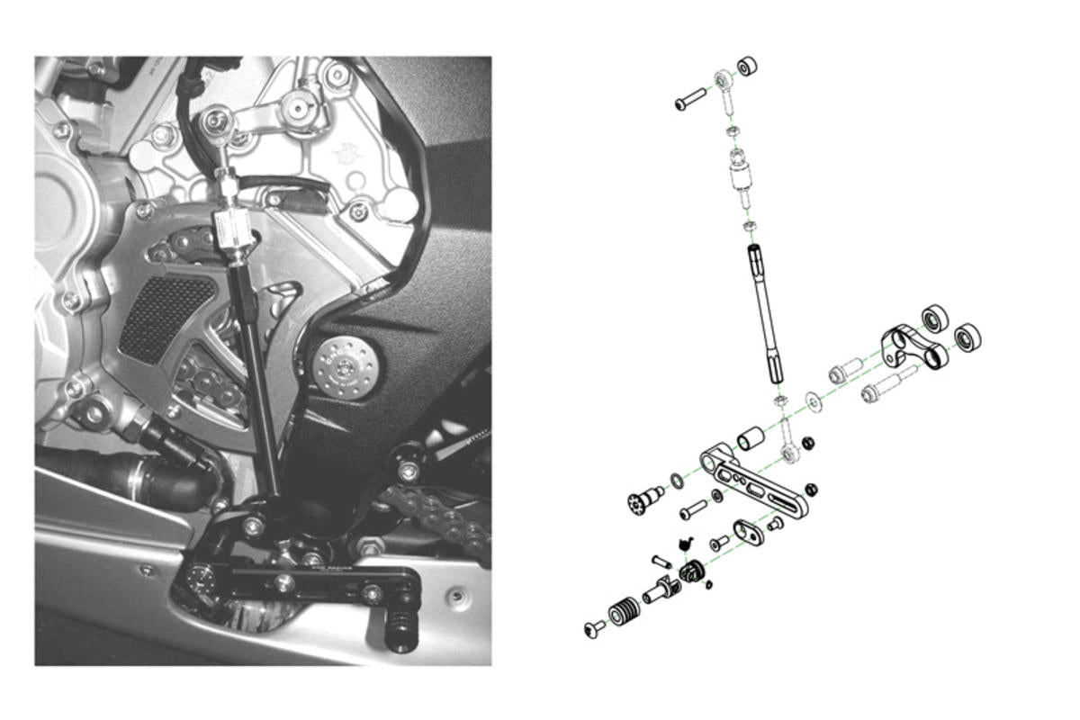 CNC Racing Adjustable rear sets – Reverse shifting MV Agusta LIMITED EDITION - CNC Racing image 4