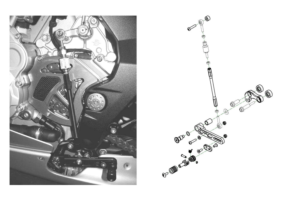 CNC Racing Adjustable rear sets – Reverse shifting MV Agusta - CNC Racing image 4