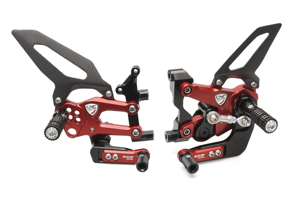 CNC Racing ADJUSTABLE REAR SETS DUCATI PANIGALE SERIES EVO GP Edition - CNC Racing