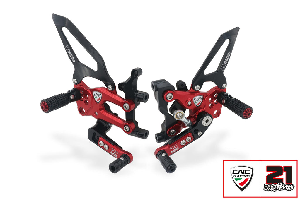 CNC Racing Adjustable rearsets RPS Ducati SBK Panigale – Troy Bayliss Limited Edition - CNC Racing