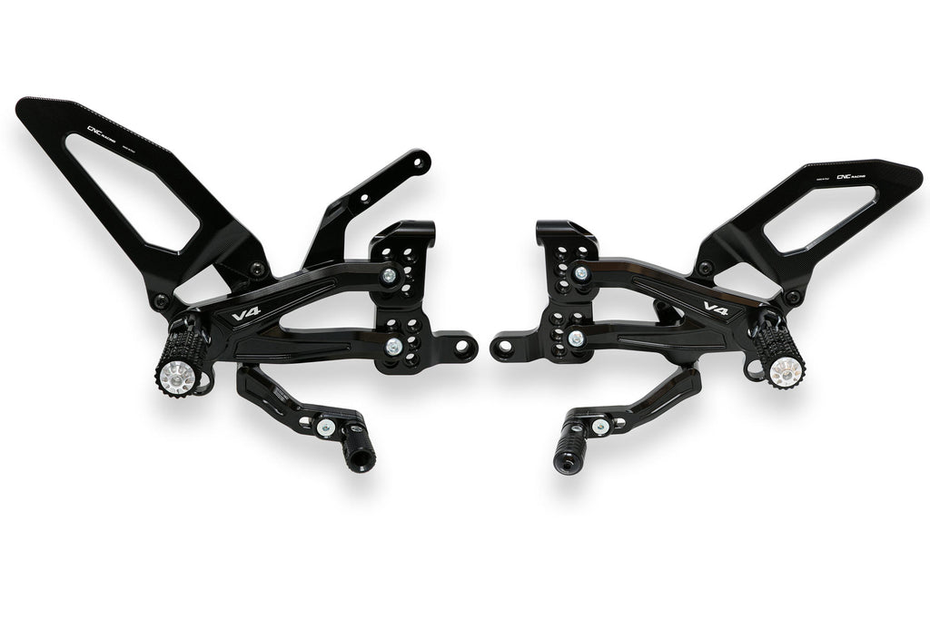 CNC Racing Adjustable rear sets RPS Ducati Panigale V4