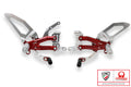 CNC Racing Adjustable rear sets Ducati Panigale V4 series for V4, V4 S and V4 Speciale – Pramac Racing limited Edition - CNC Racing