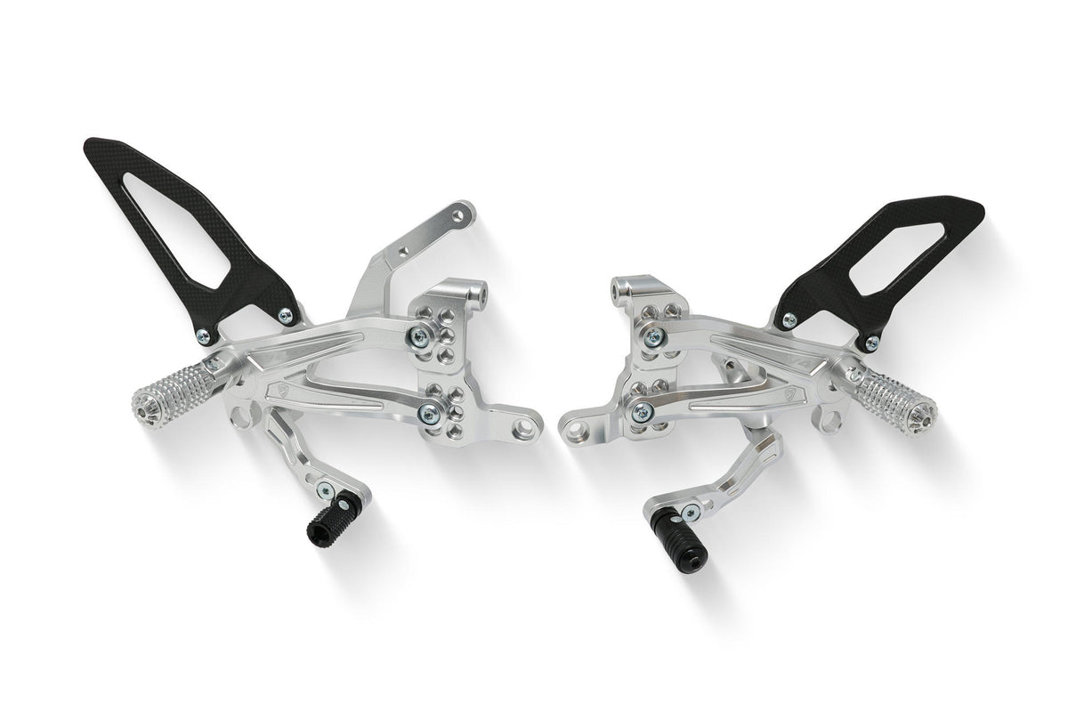 CNC Racing Adjustable rear sets RPS Ducati Panigale V4 – Carbon