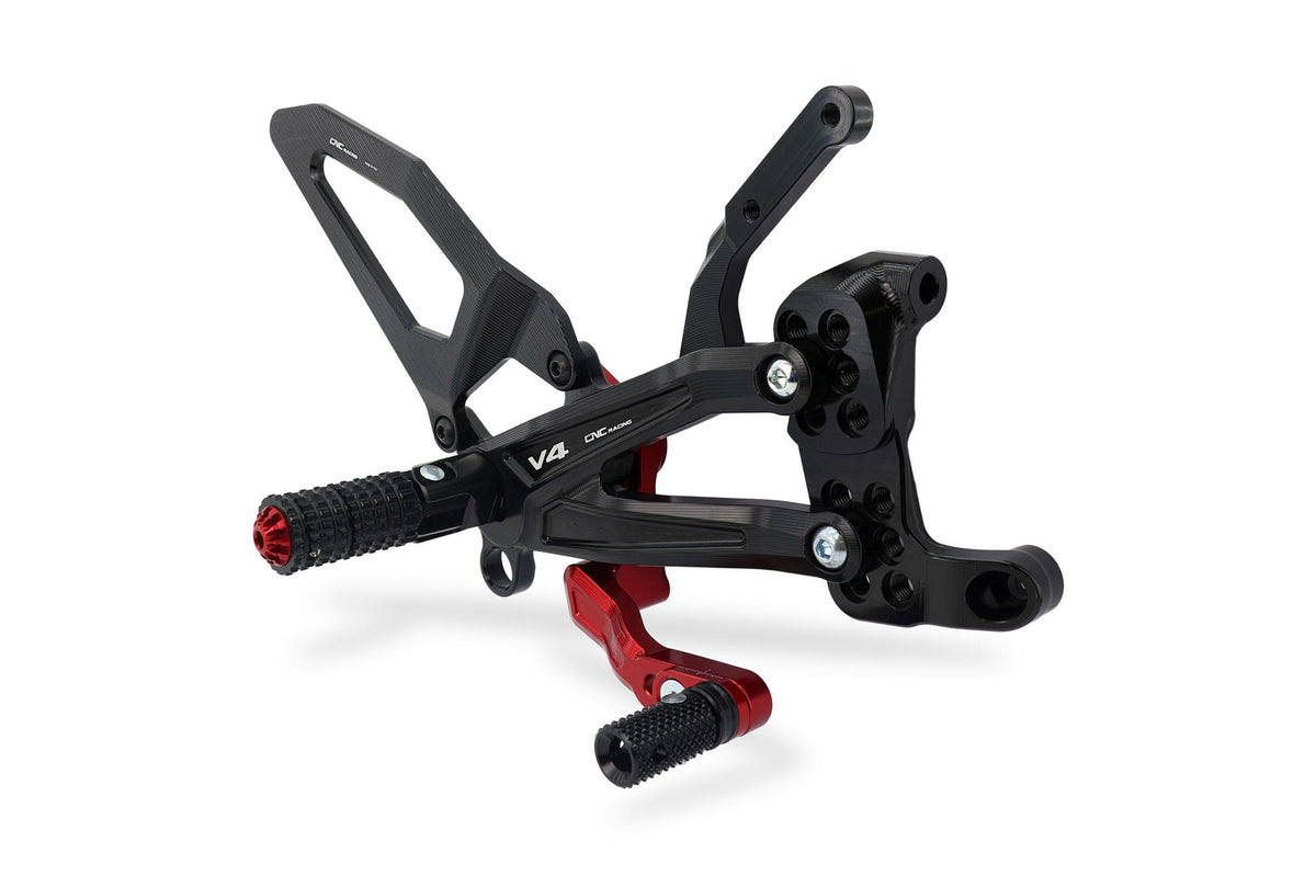 CNC Racing Adjustable rearsets Ducati Streetfighter V4
