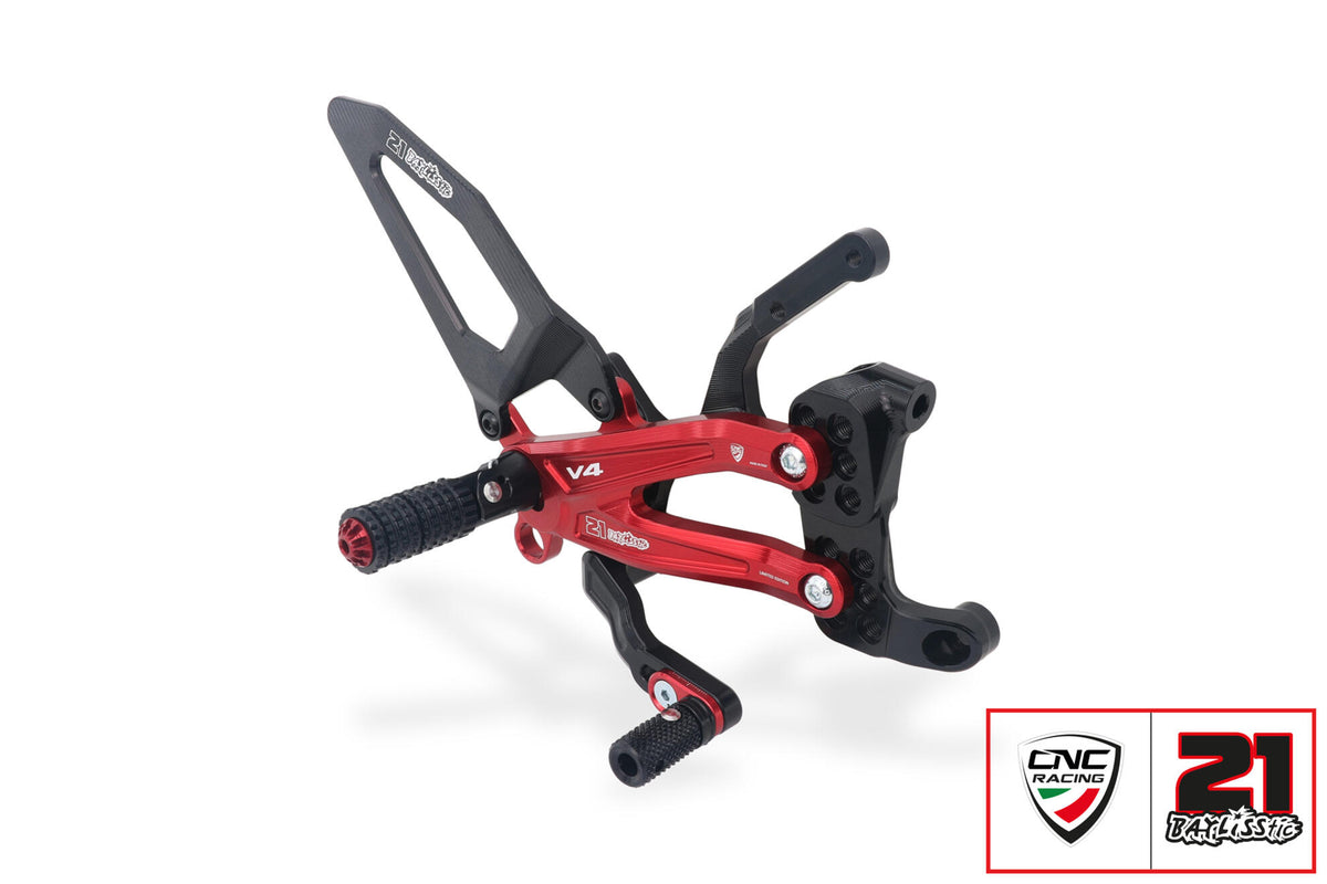 CNC Racing Adjustable rearsets Ducati Streetfighter V4 – Troy Bayliss Limited Edition - CNC Racing image 2