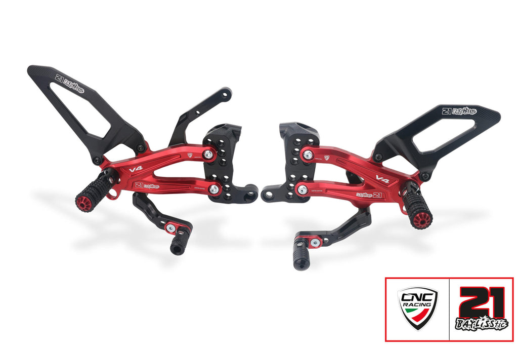 CNC Racing Adjustable rearsets Ducati Streetfighter V4 – Troy Bayliss Limited Edition - CNC Racing image 4