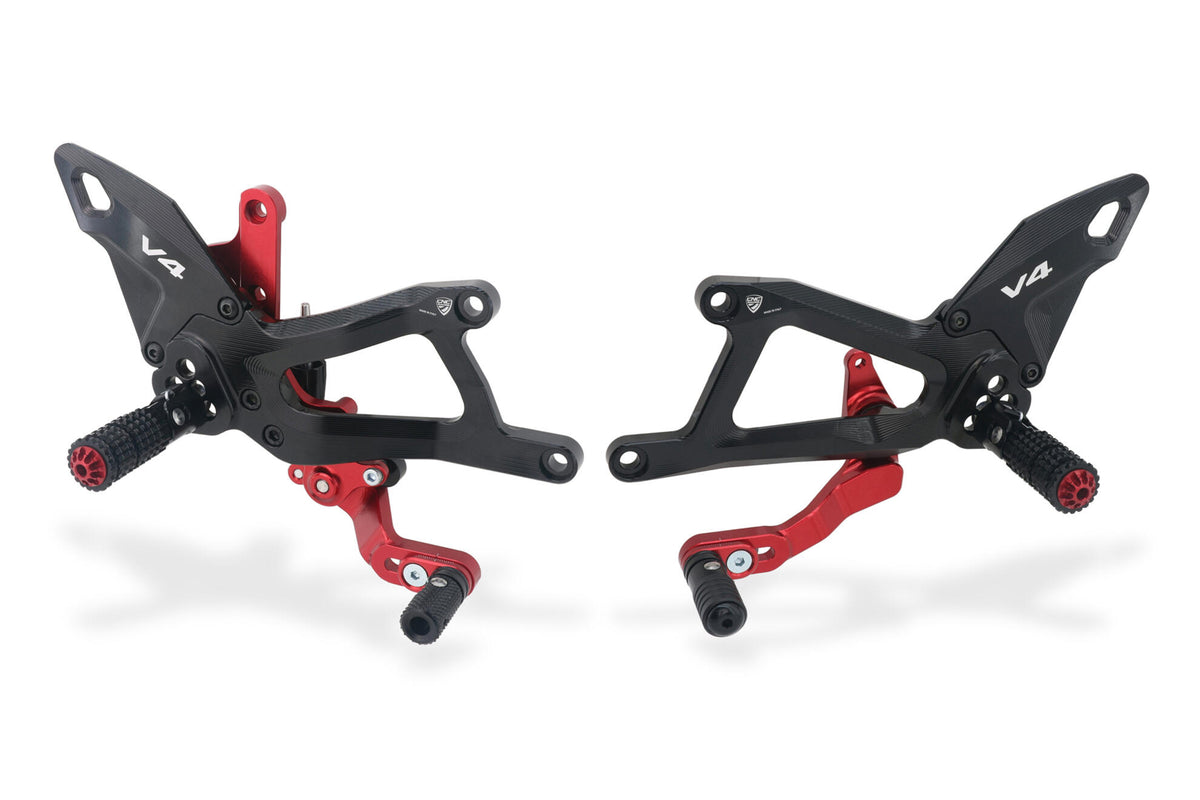 CNC Racing Adjustable rearsets Ducati Panigale V4