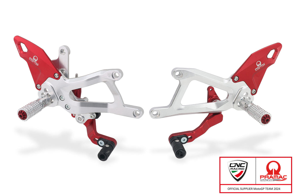 CNC Racing Adjustable rearsets Ducati Panigale V4 – Pramac Racing Limited Edition - CNC Racing