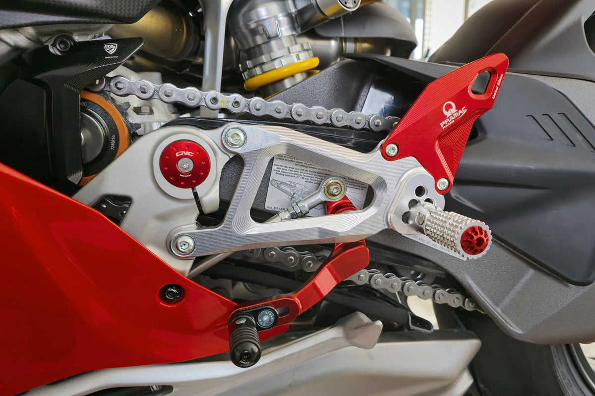 CNC Racing Adjustable rearsets Ducati Panigale V4 – Pramac Racing Limited Edition - CNC Racing image 3