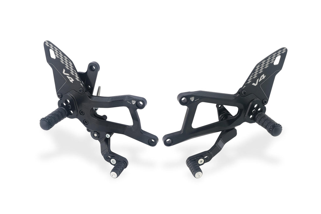 CNC Racing Adjustable Rear Sets for Ducati Panigale V4 – Easy Edition - CNC Racing