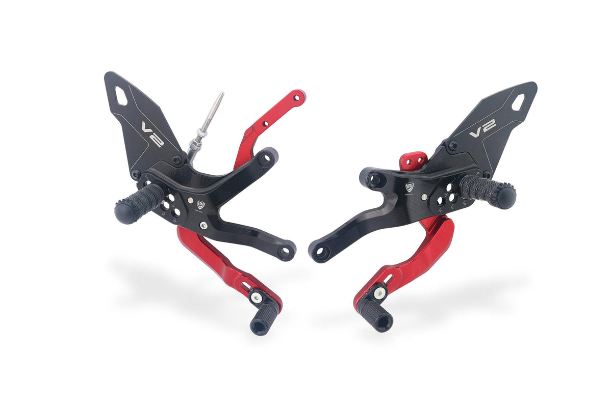 CNC Racing Adjustable Rearsets for Ducati Panigale V2 MY2025