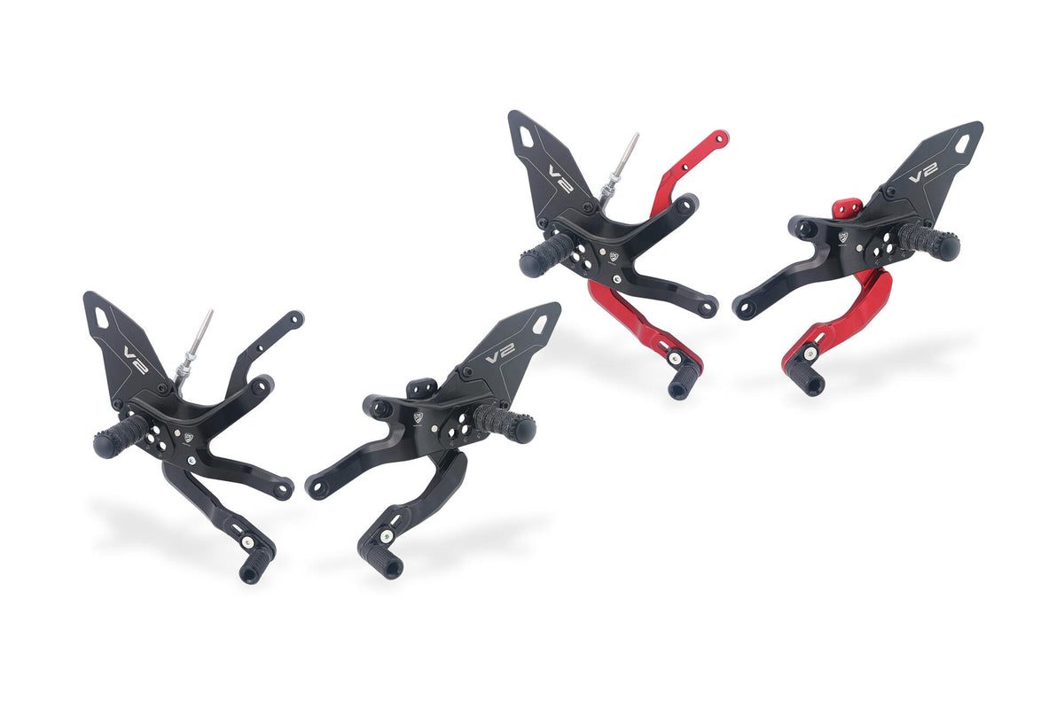 CNC Racing Adjustable Rearsets for Ducati Panigale V2 MY2025 - CNC Racing