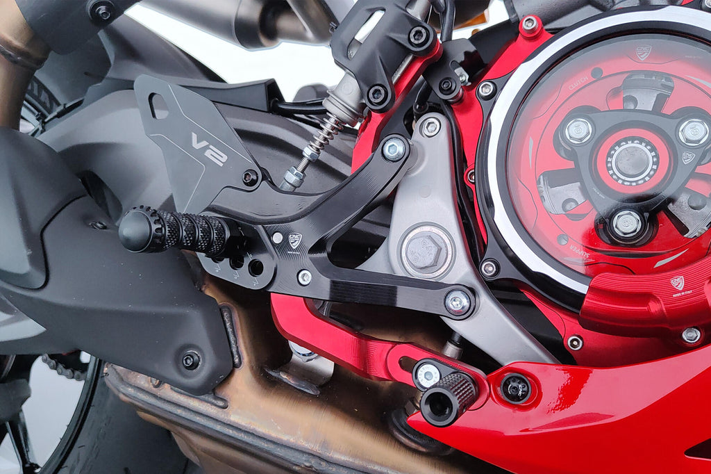CNC Racing Adjustable Rearsets for Ducati Panigale V2 MY2025 - CNC Racing image 3