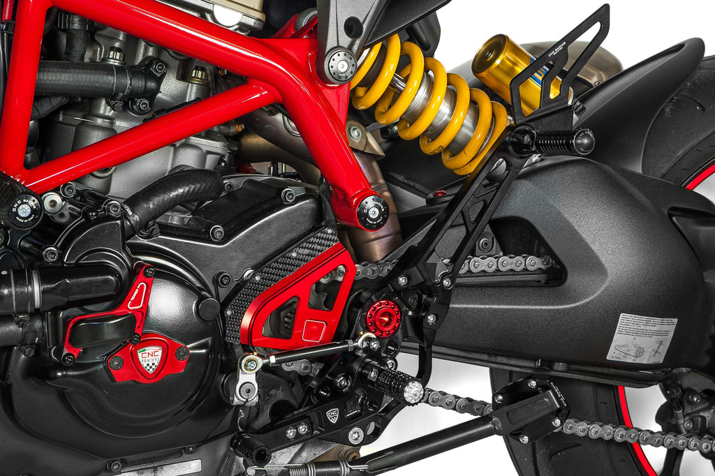 CNC Racing Adjustable Rear Sets Passenger for Ducati Hypermotard 821/939 - CNC Racing image 2