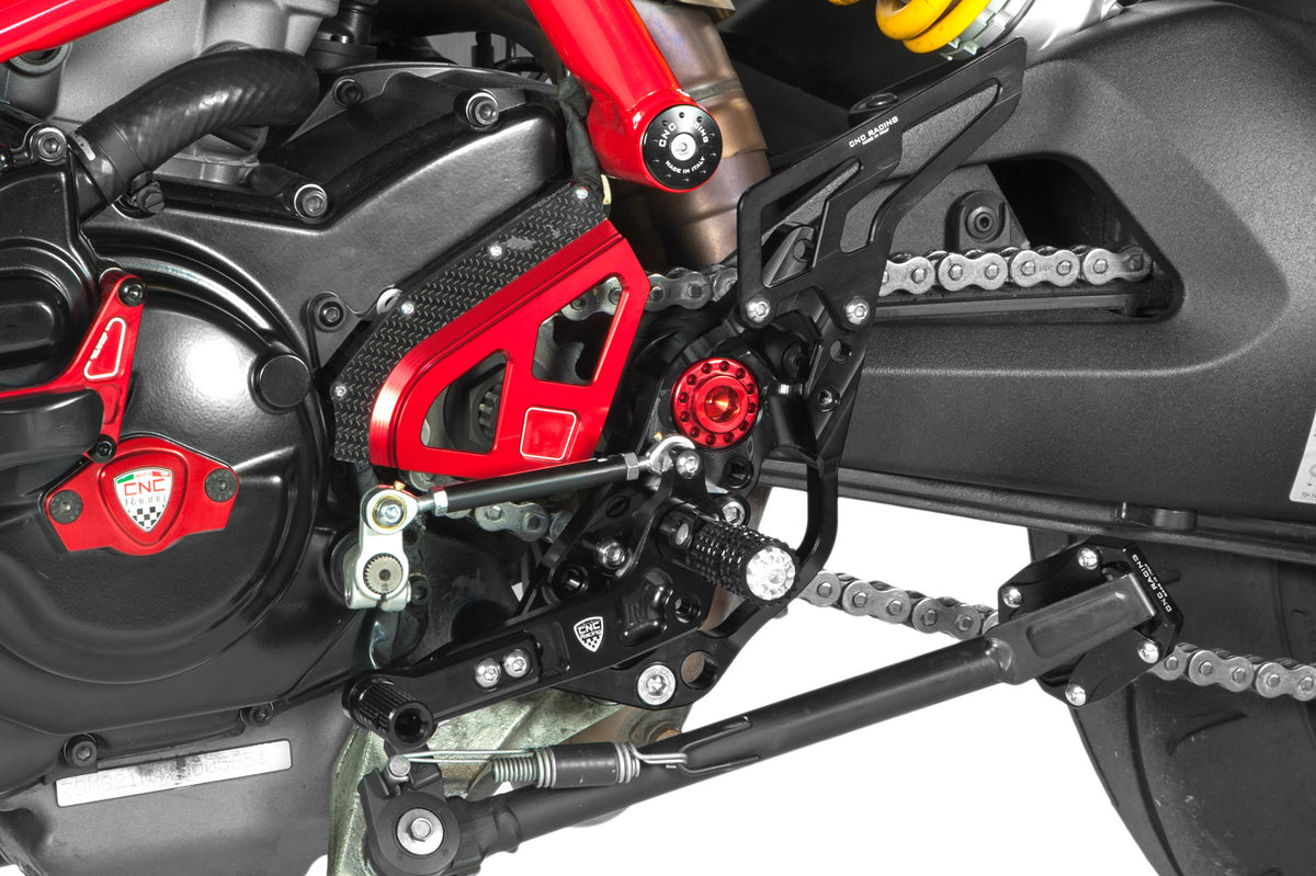 CNC Racing Adjustable Rear Sets Rider for Ducati Hypermotard 821/939 - CNC Racing image 2