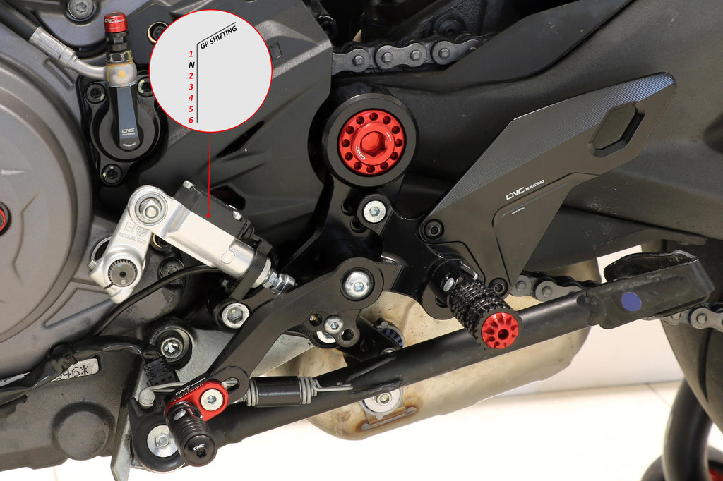 CNC Racing Adjustable Rear Sets Rider for Ducati Monster 937 - CNC Racing image 3