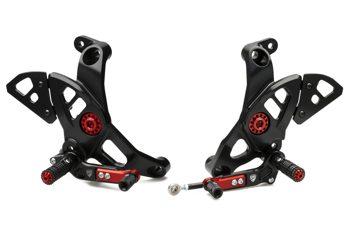 CNC Racing Adjustable Rear Sets for Ducati - CNC Racing