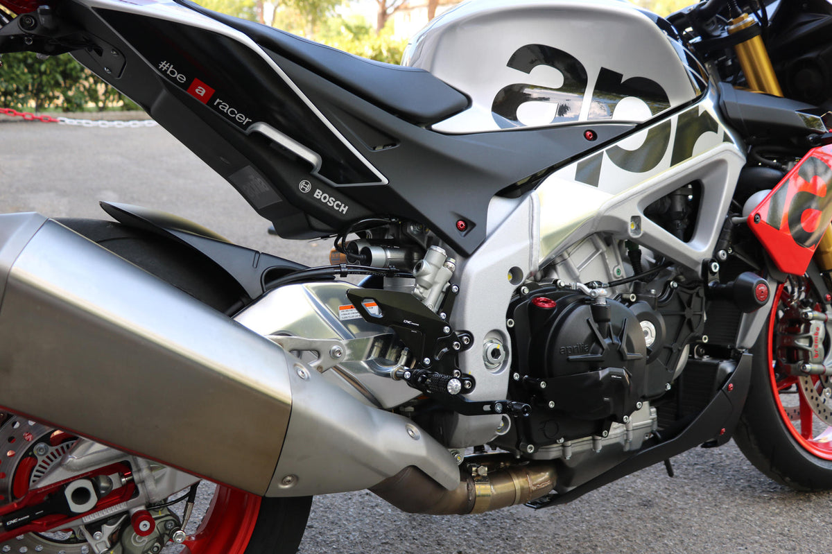 CNC Racing Rear Sets Adjustable for Aprilia RSV4 – Tuono - CNC Racing image 4