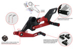 CNC Racing Adjustable Rear Sets for Aprilia RS 660 – Tuono 660 - CNC Racing image 2