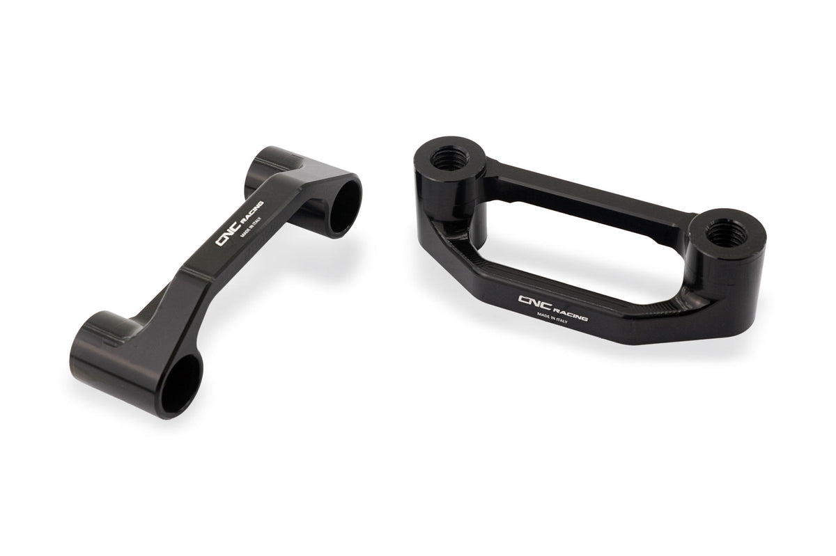 CNC Racing Rear Footrest Blanking Plates for Aprilia
