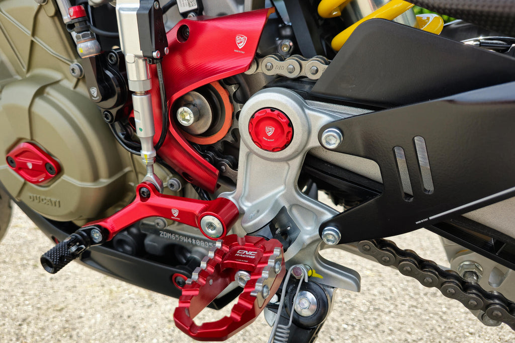 CNC Racing Central Bolt Caps Kit for OEM Rearsets for Ducati - CNC Racing image 2