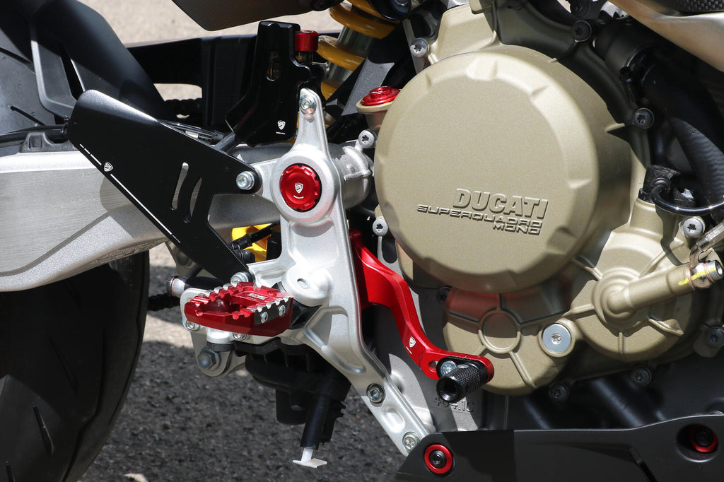 CNC Racing Central Bolt Caps Kit for OEM Rearsets for Ducati - CNC Racing image 3