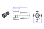 CNC Racing Adapter to Mount the Front Brake and Clutch Lever Guards. for Ducati - CNC Racing image 2