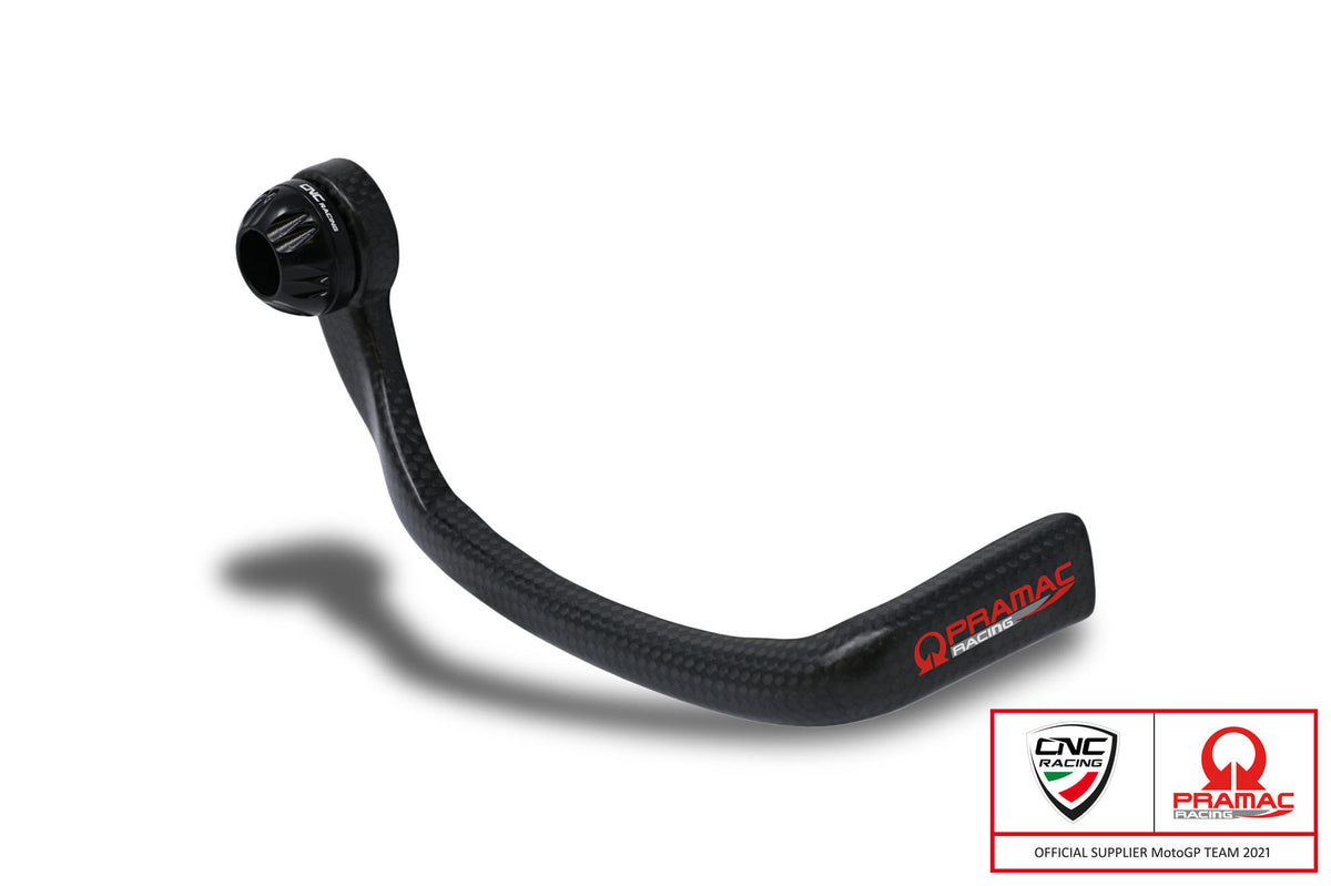 CNC Racing Brake-Guard Carbon Race – Protection front brake lever glossy carbon Pramac Racing Limited Edition