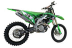 GPR exhaust Kawasaki Kx 450 X 2021-2023, Pentacross Titanium, Racing full system exhaust, including removable db killer/spark arrestor - GPR Exhausts
