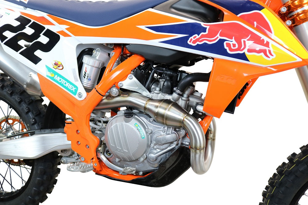 GPR exhaust Gas Gas MC 450F 2021-2023, Pentacross FULL Titanium, Racing full system exhaust, including removable db killer/spark arrestor - GPR Exhausts