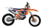 GPR exhaust Gas Gas EC 450F 2021-2023, Pentacross Inox, Racing full system exhaust, including removable db killer/spark arrestor - GPR Exhausts