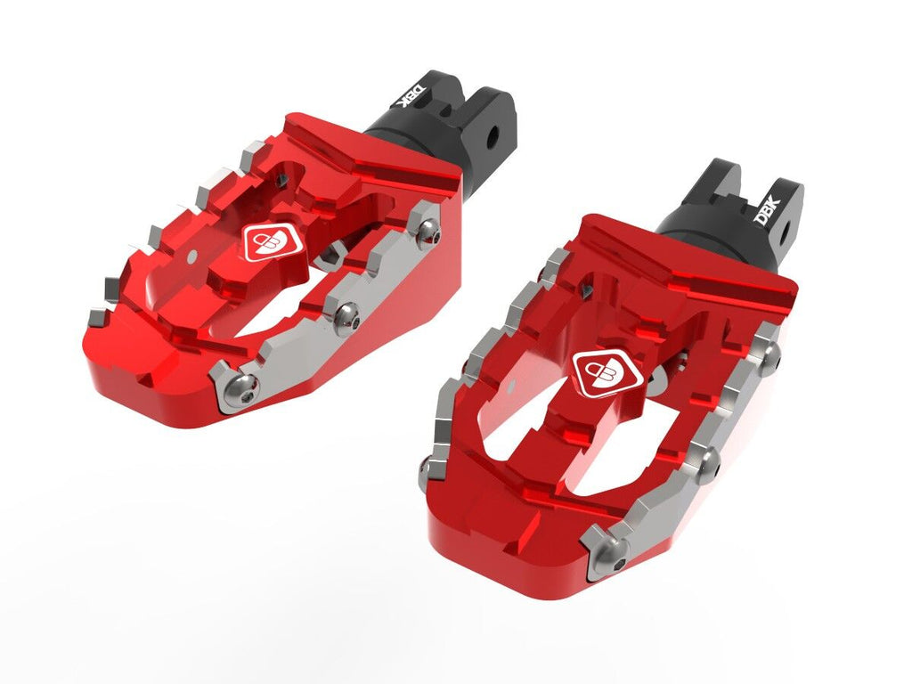 DBK Ducati Adjustable Off-Road Pilot Pedals Kit (Ø6mm Pin)