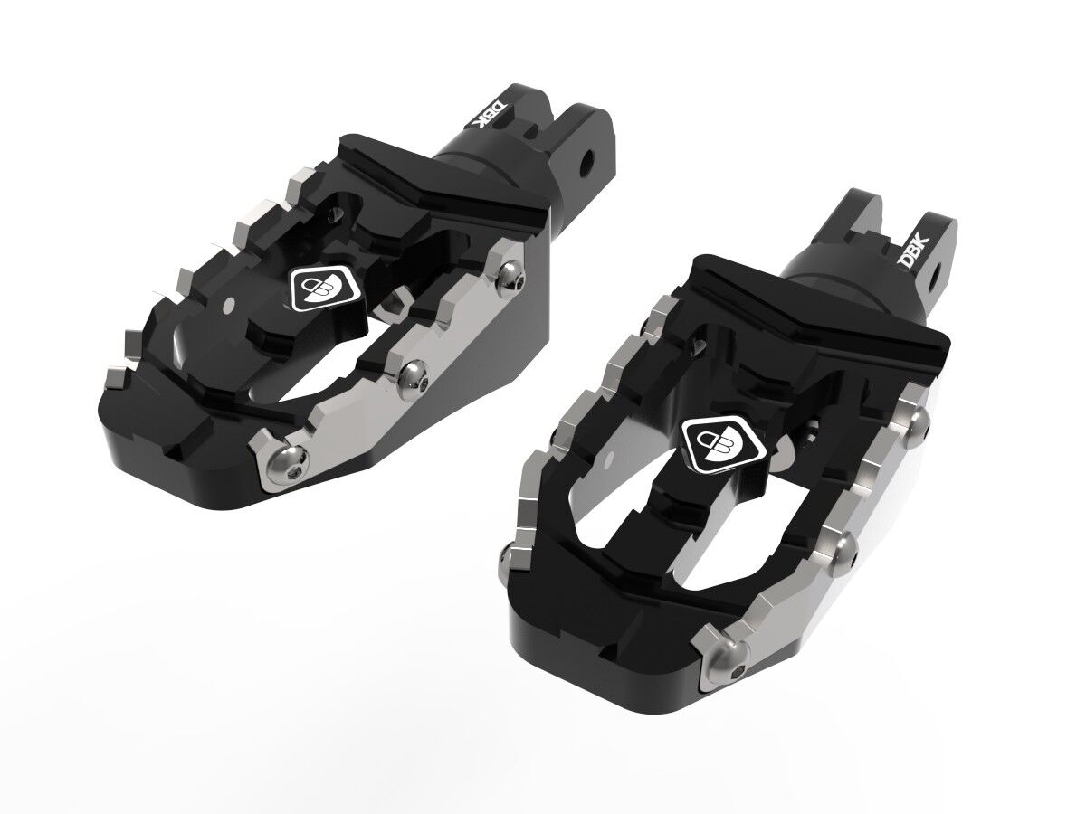 DBK Ducati Adjustable Off-Road Pilot Pedals Kit (Ø6mm Pin)
