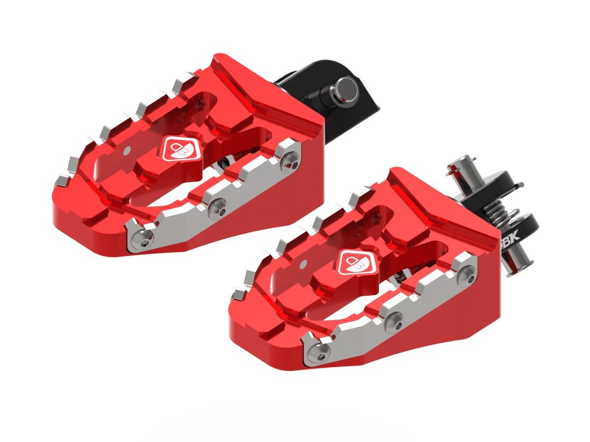 DBK Ducati Off-Road Pilot Footpegs Kit (Pin Ø8mm.)