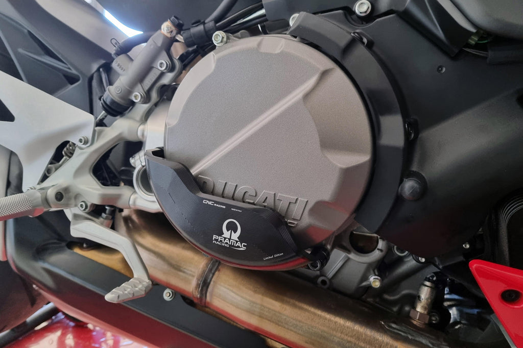 CNC Racing Clutch cover protector Ducati Streetfighter V2 – Pramac Racing Limited Edition - CNC Racing image 2