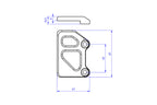 CNC Racing Rear Brake Master Cylinder Protector for Ducati Desertx - CNC Racing image 3
