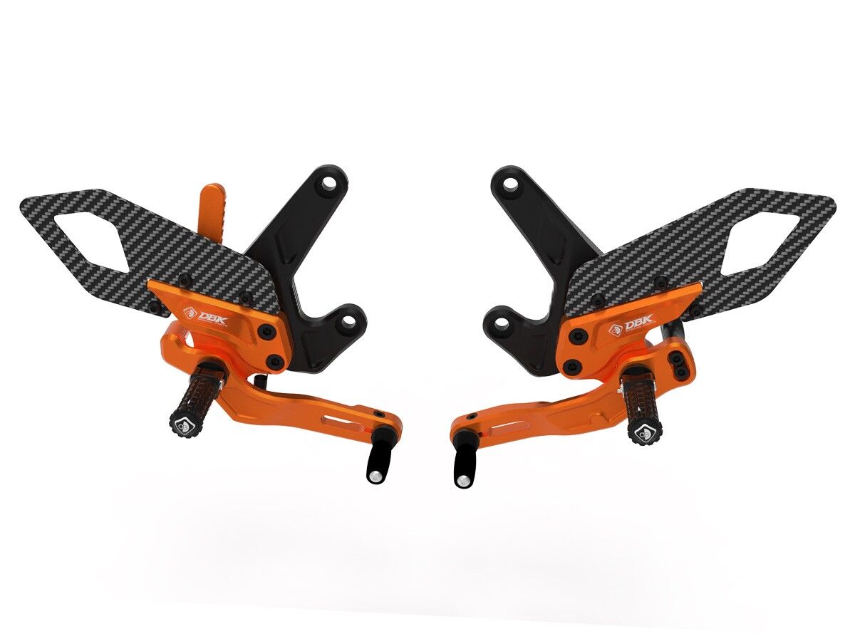 DBK KTM 990 Duke Adjustable Pilot Rearsets Kit