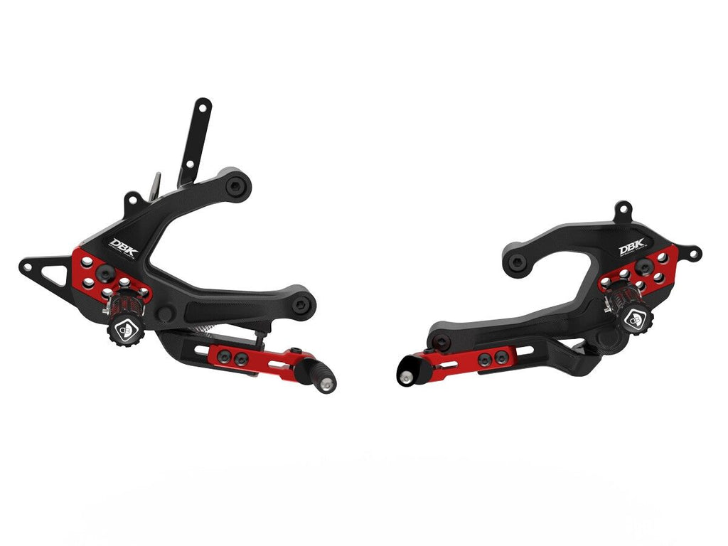 DBK Ducati Panigale V2 2025 Adjustable Rearsets