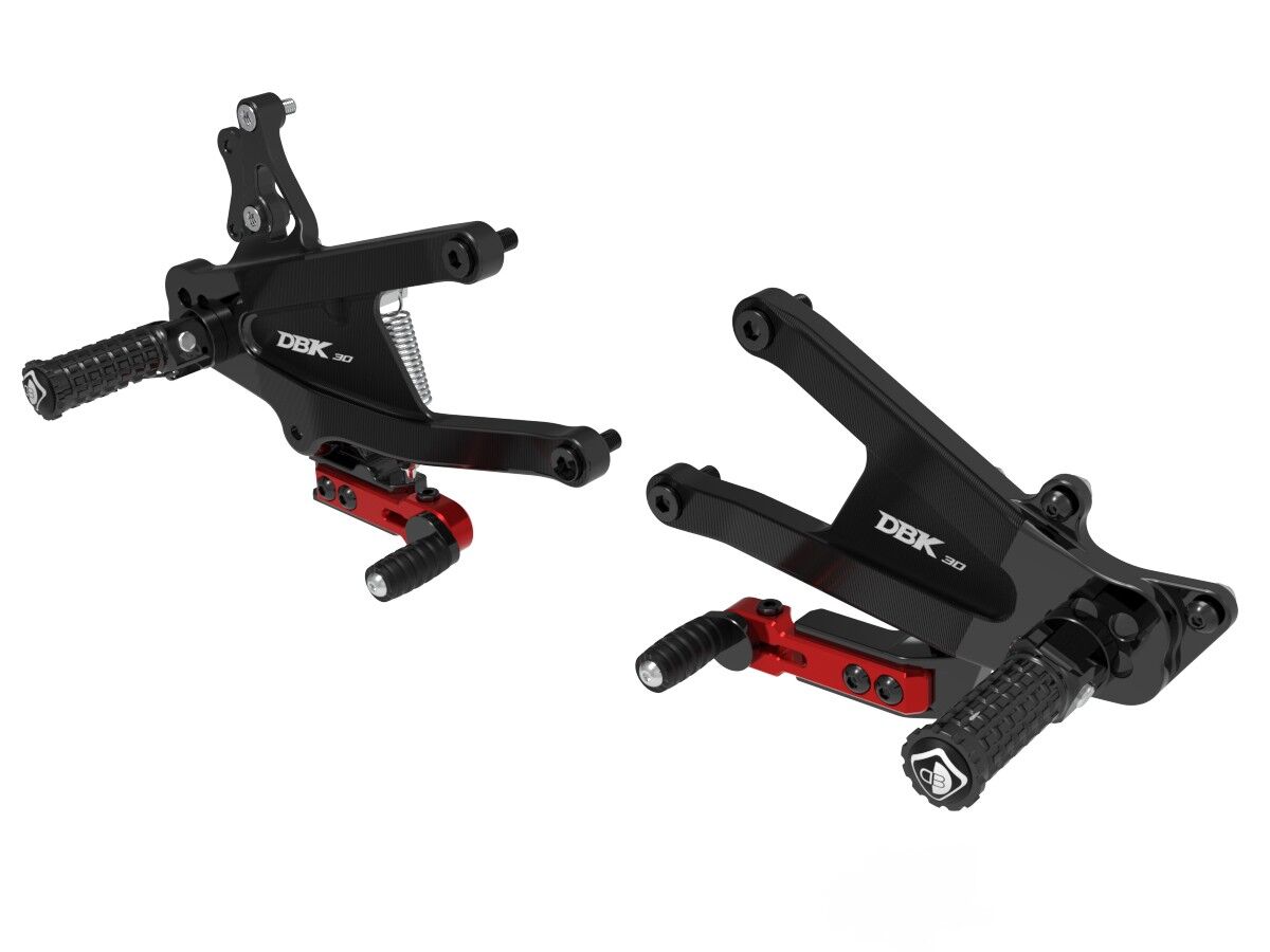 DBK PRV402 – Panigale V4 MY25 Adjustable SBK Rearsets