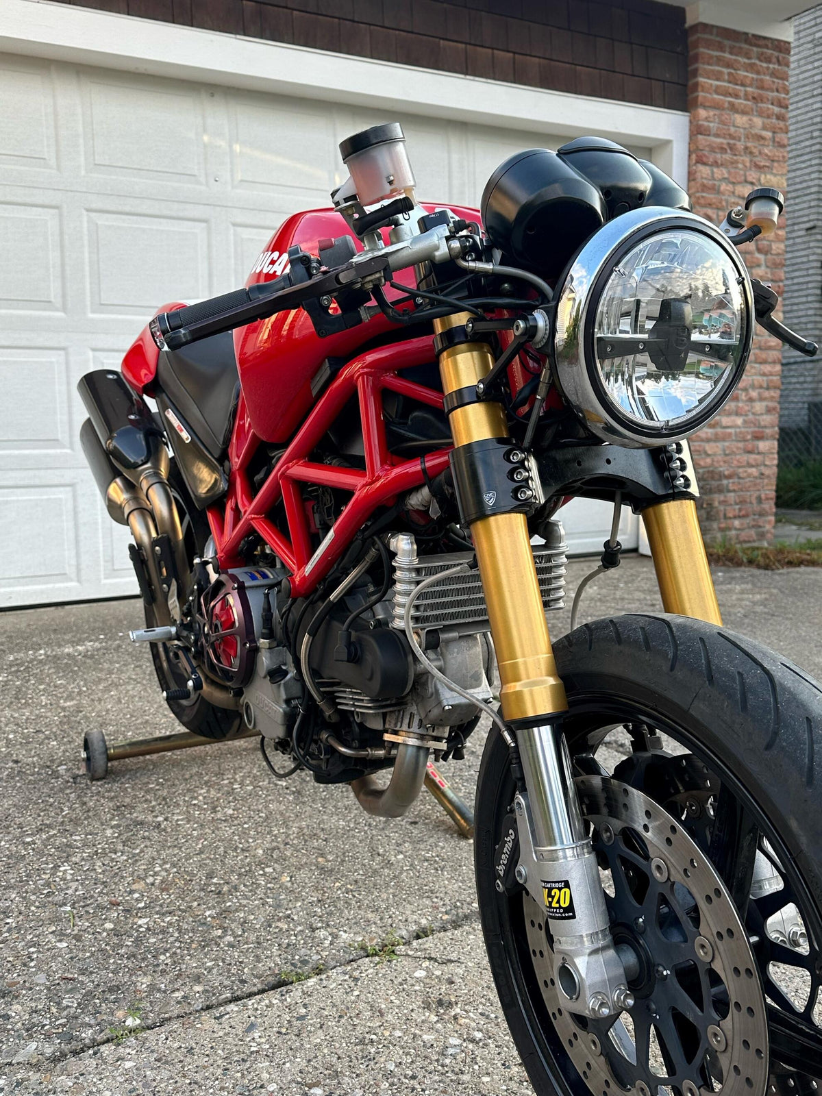 CNC Racing Triple Clamps – Handlebar Clamps Hole Covers for Ducati Monster - CNC Racing image 4