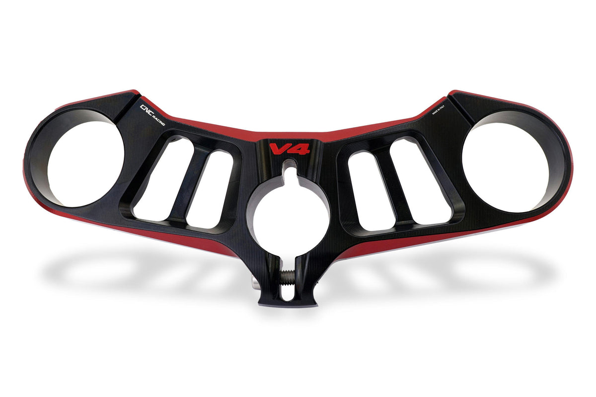 CNC Racing Triple clamps Ducati Panigale V4 – Top yoke – BICOLOR