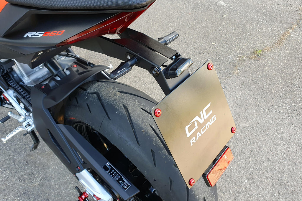 CNC Racing Adjustable License Plate for Aprilia RSV4 – Tuono V4 – RS 660 – Tuono 660 - CNC Racing image 3