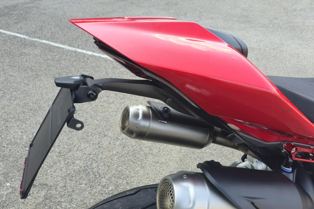 CNC Racing Carbon Tail Tidy for Ducati Panigale V2 – Streetfighter V2 MY2025 – Adjustable, Lightweight and Plug & Play - CNC Racing image 3