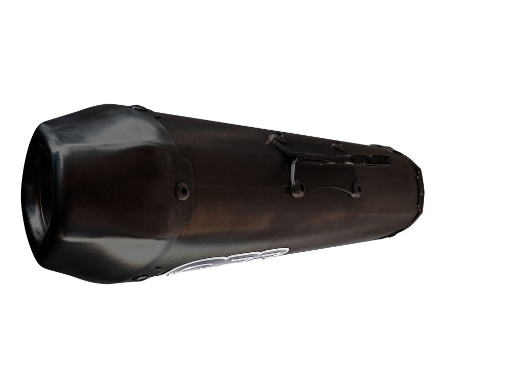 GPR exhaust Zontes M 125 2022-2024, Pentaroad Black, full system exhaust legal for UK and non-EU countries including removable db killer - GPR Exhausts